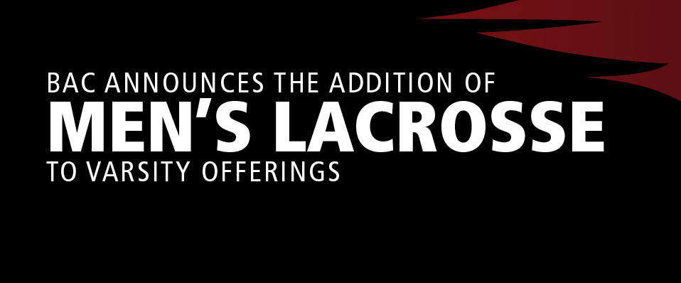Bryn Athyn College Announces the Addition of Men's Lacrosse to Varsity Offerings!