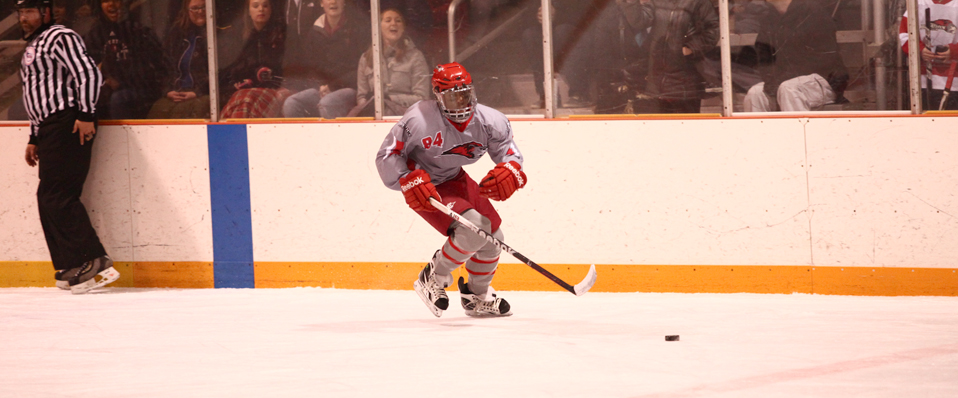Men's Ice Hockey Drops to the Crusaders