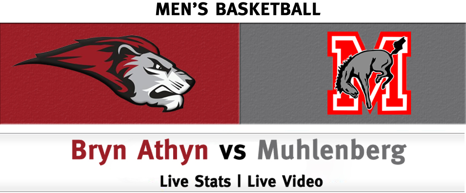 Live Stats and Video For Tonights Men's Basketball Game vs Muhlenberg