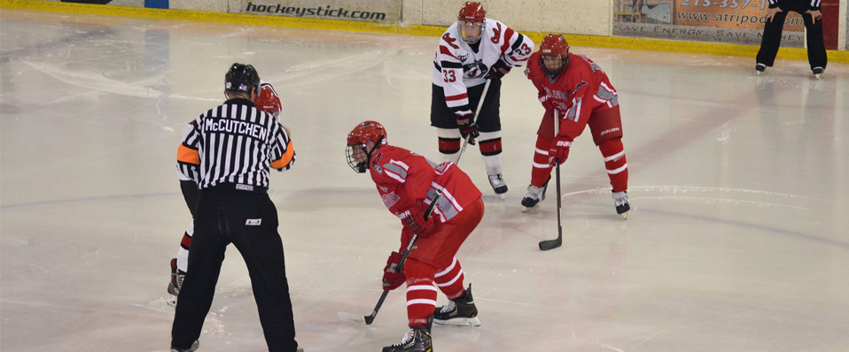 #3 Men's Ice Hockey Triumphs Over #1 California University of Pa. in Atlantic Region Showdown