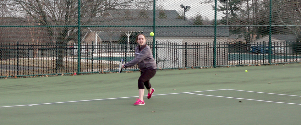 Women's Tennis Picks Up First Win Against Trinity Washington, 8-1