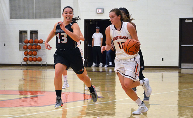 Women's Basketball defeated by Susquehanna on the road
