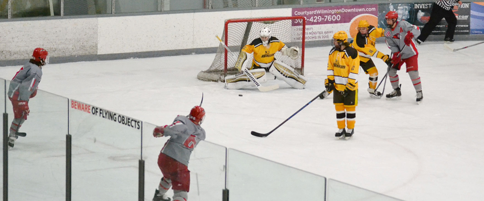 First Period Propels Men's Ice Hockey Past Rowan in DVCHC Semifinals