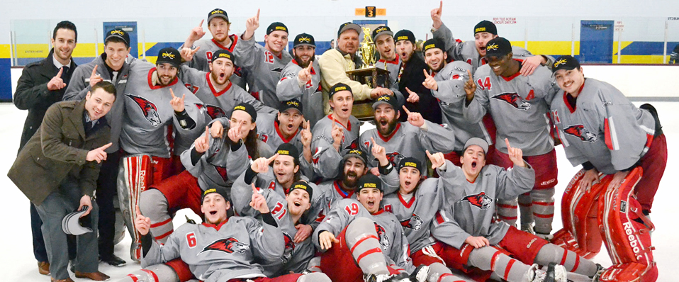 Men's Ice Hockey Wins the DVCHC National Divisional Title