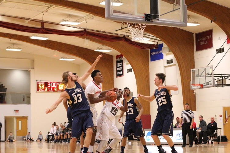 Mens basketball defeated by Penn College 87-77