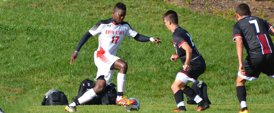 Adeleye Delivered Early; Men's Soccer Defeat Patriots 3-1