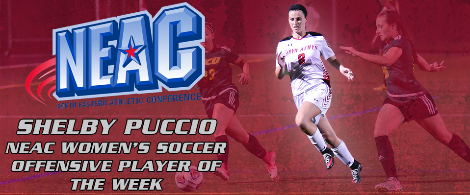 Puccio nabs third NEAC offensive player of the week award