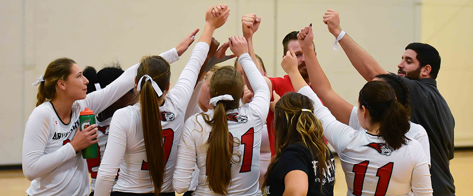 Women's volleyball ends 2017 with 3-0 loss to Wells