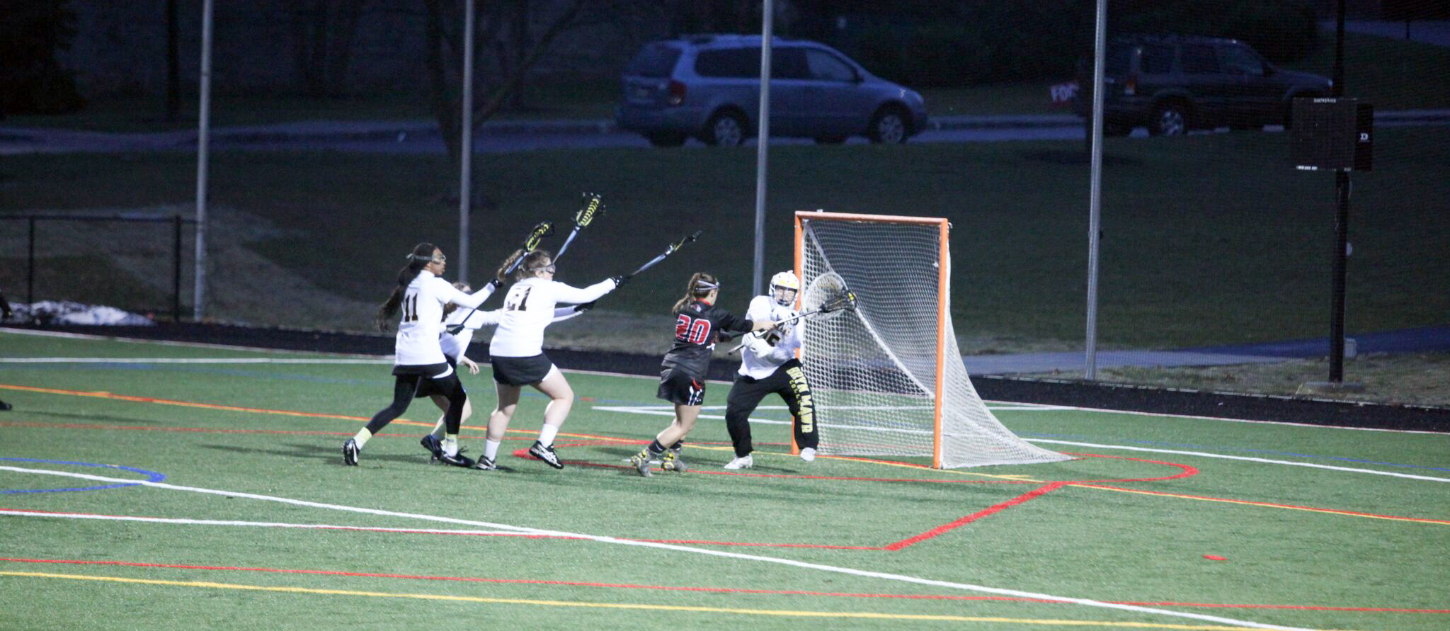 Women's Lacrosse Defeats Wells, 13-10