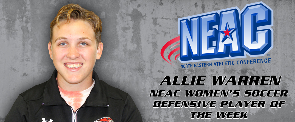 Warren nabs second straight NEAC defensive player of the week award