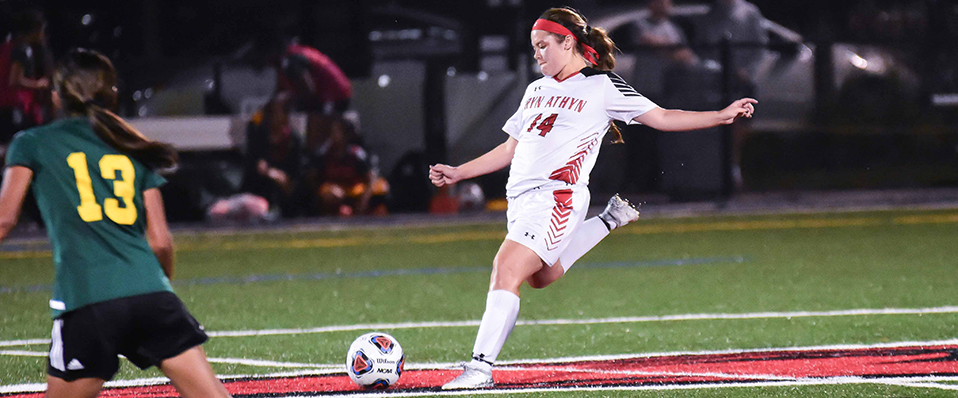 Late surge leads women's soccer past Gallaudet, 3-1
