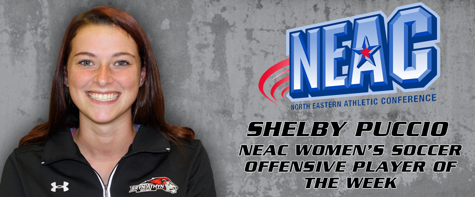 Puccio tabbed NEAC women's soccer offensive player of the week
