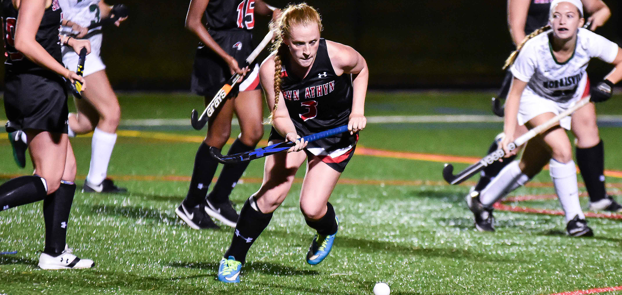 Gunther leads field hockey to first-ever CSAC win, 3-1 over Notre Dame (Md.)