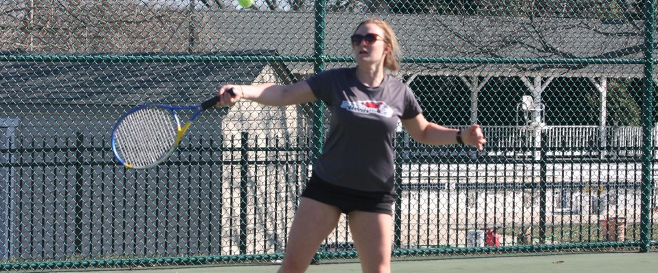 Women's tennis falls to Penn State Berks in NEAC Tournament semis
