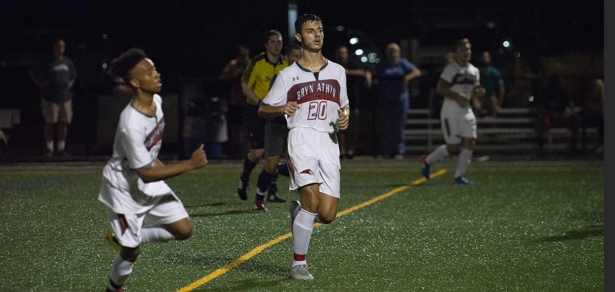 Sousa's hat trick propels men's soccer to first win of season, 5-1 over Penn State Lehigh Valley