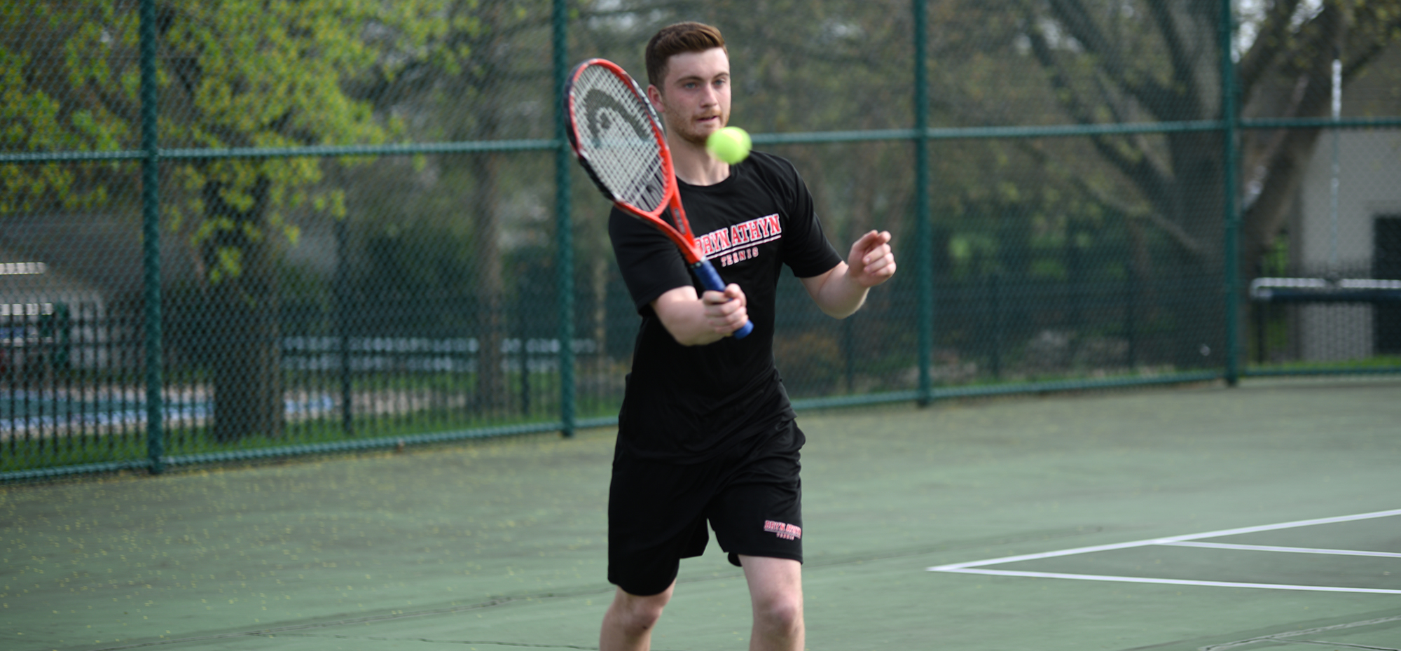 Men's tennis tripped up at Lancaster Bible