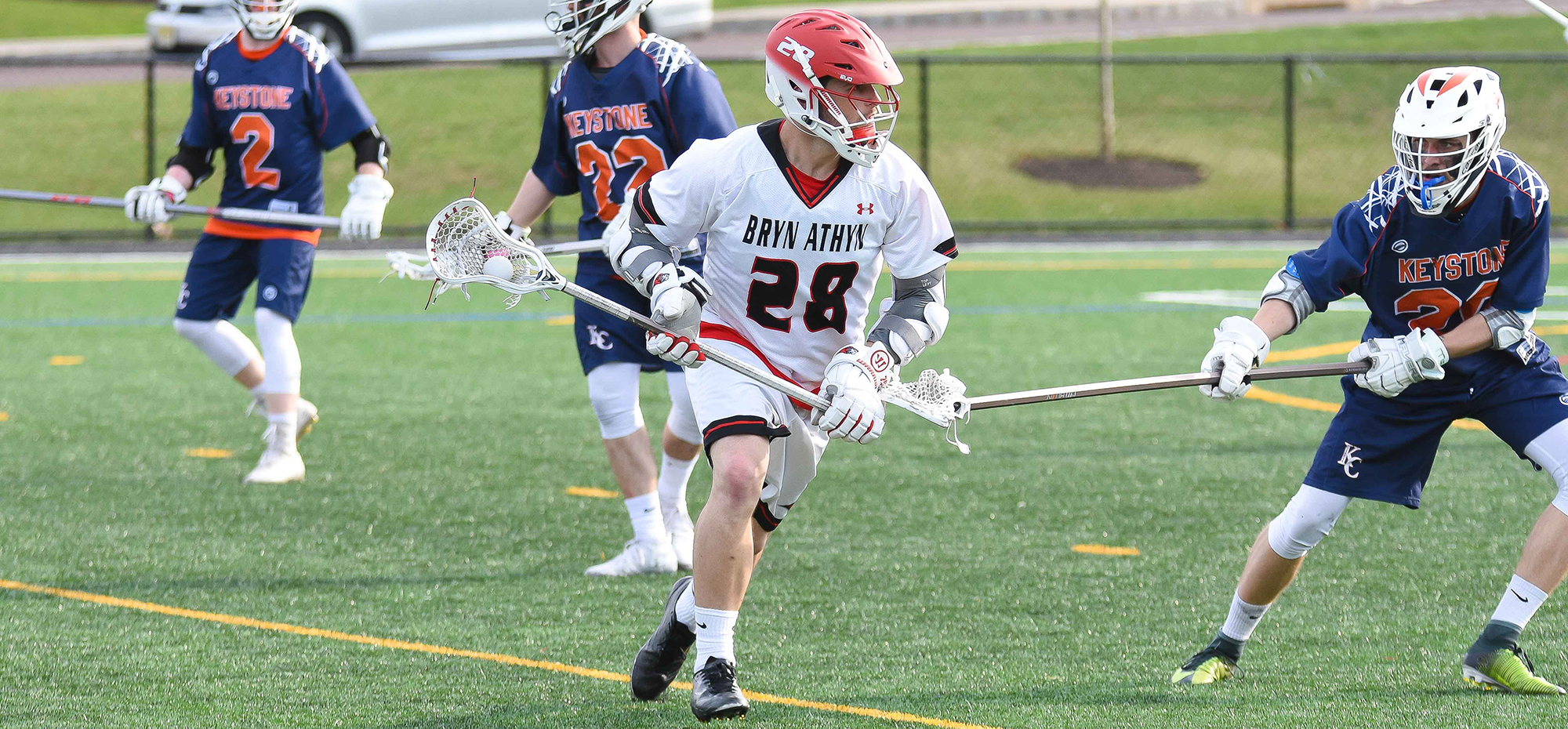 Team effort leads Lions past Keystone 17-1