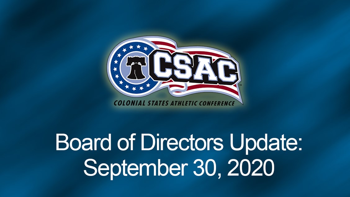 CSAC Board of Directors Statement Regarding Intercollegiate Competition - Sept. 30
