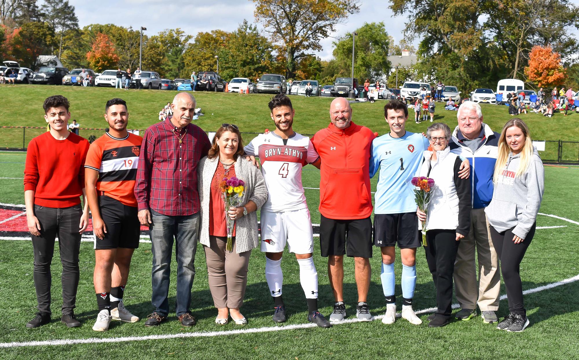 Men's soccer win on Senior Day