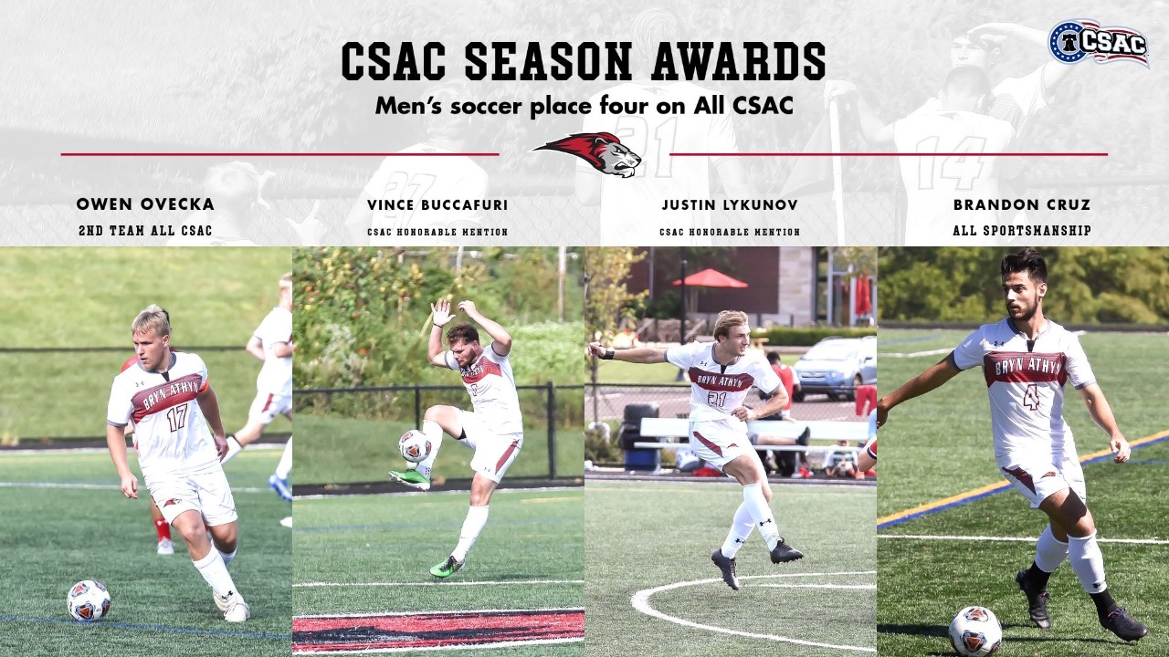 Men's soccer place three on all-conference and one on all-sportsmanship