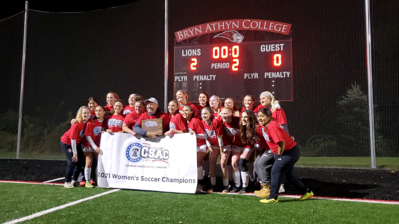 Women's soccer wins first NCAA conference championship in school history
