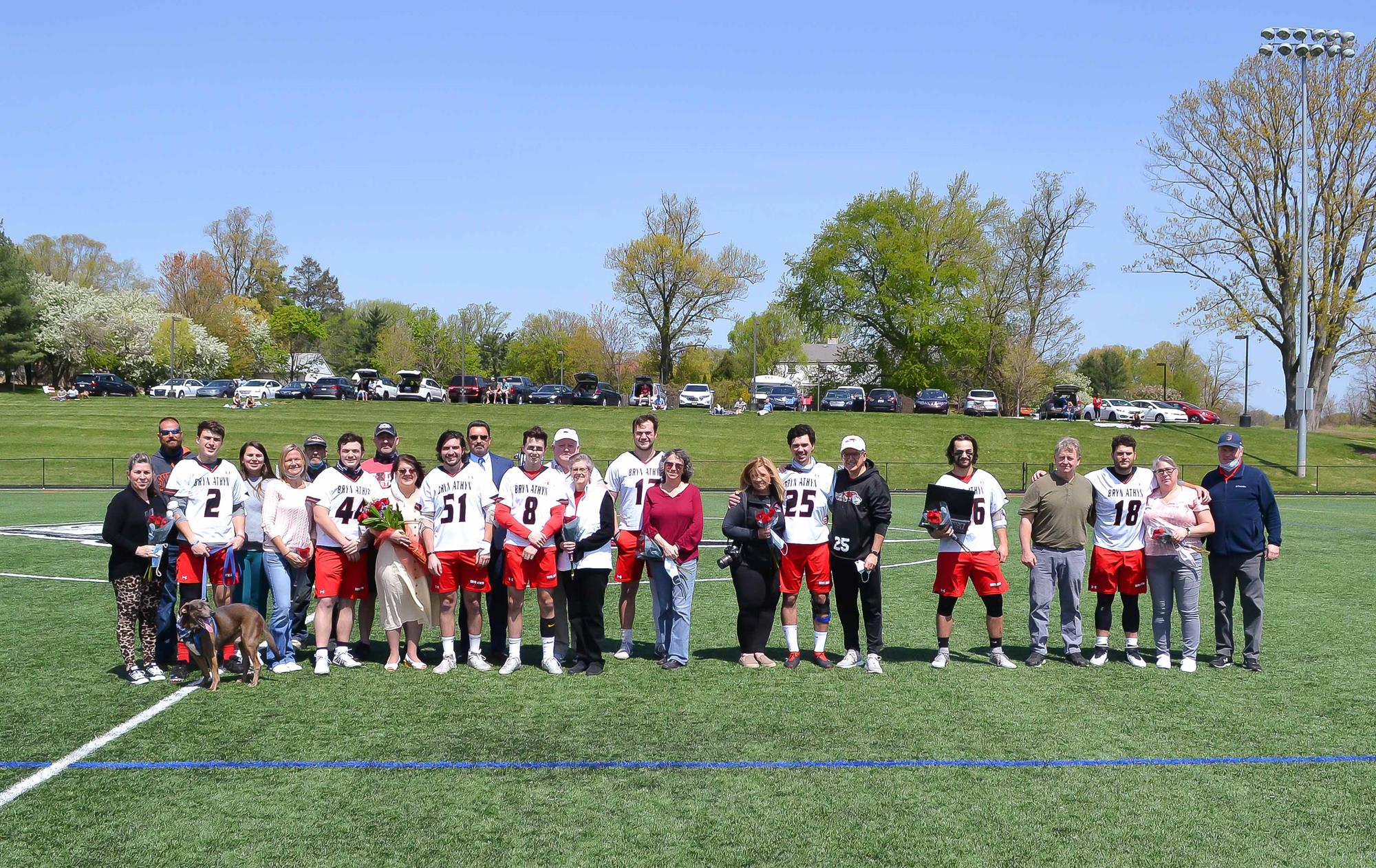 Men's lacrosse drops game on Senior Day