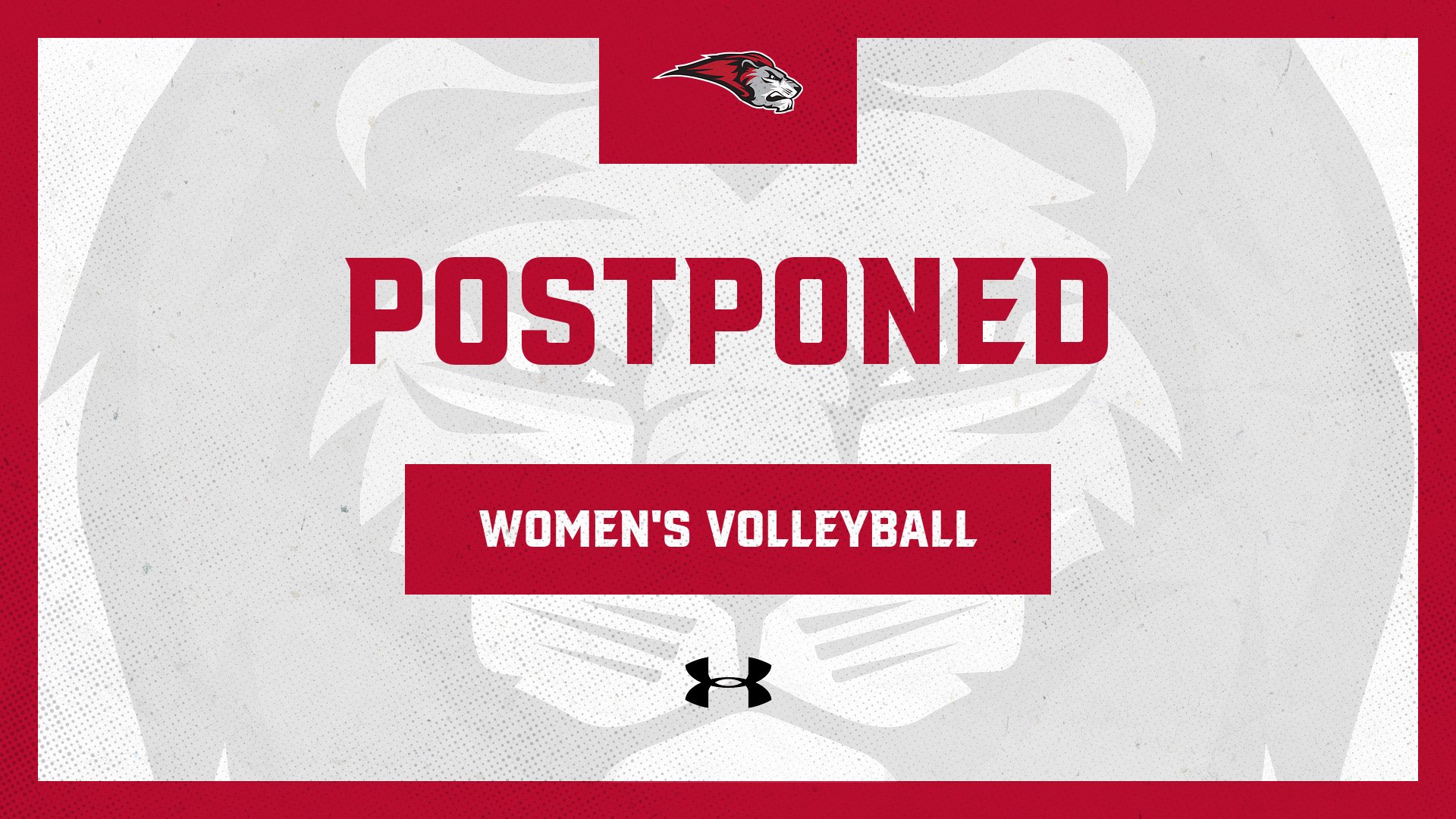 Women's volleyball match postponed