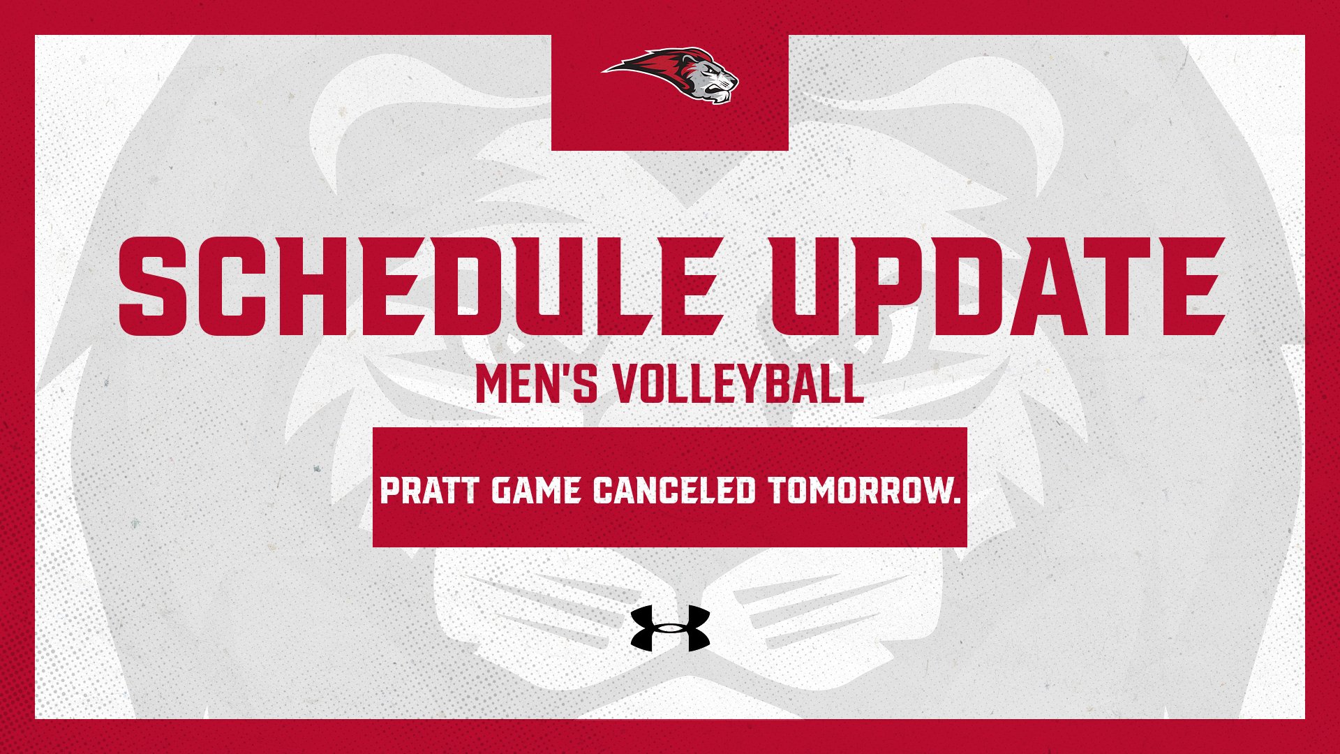 Men's volleyball schedule update