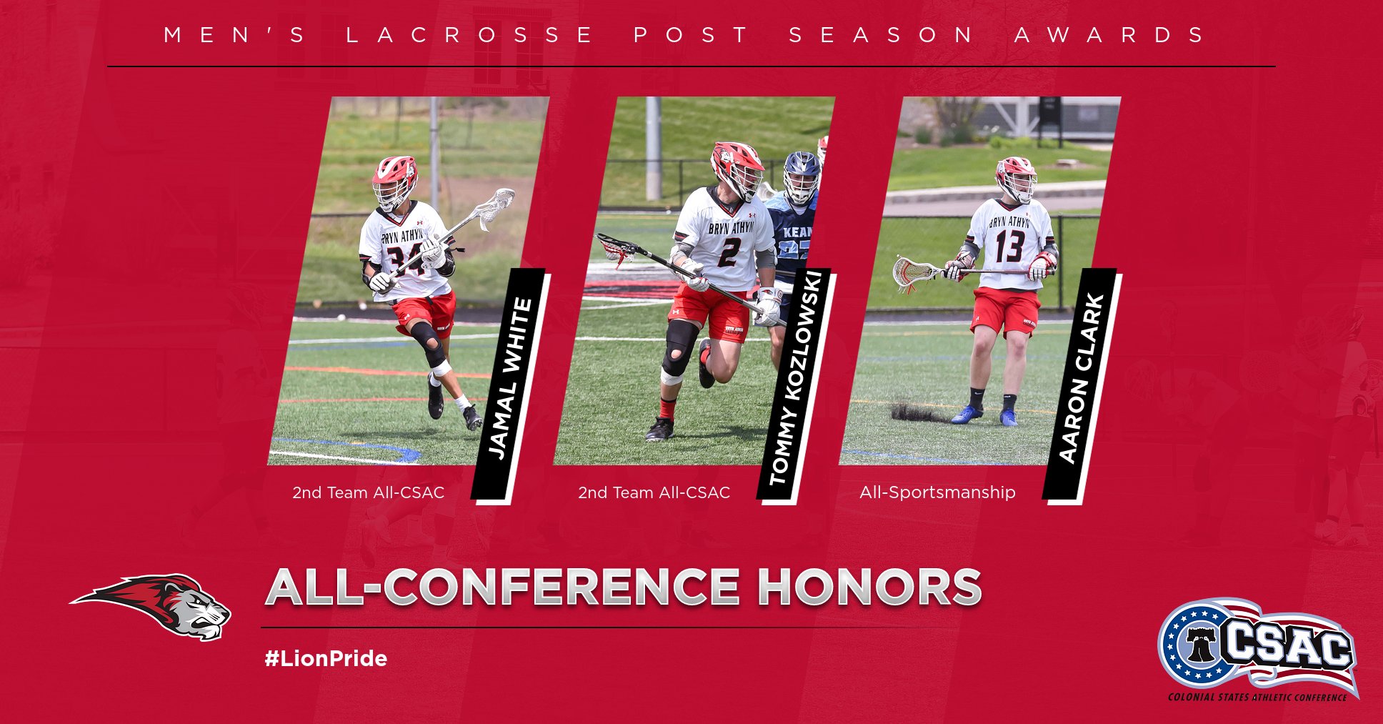 CSAC announces All-Conference Awards for Men's Lacrosse