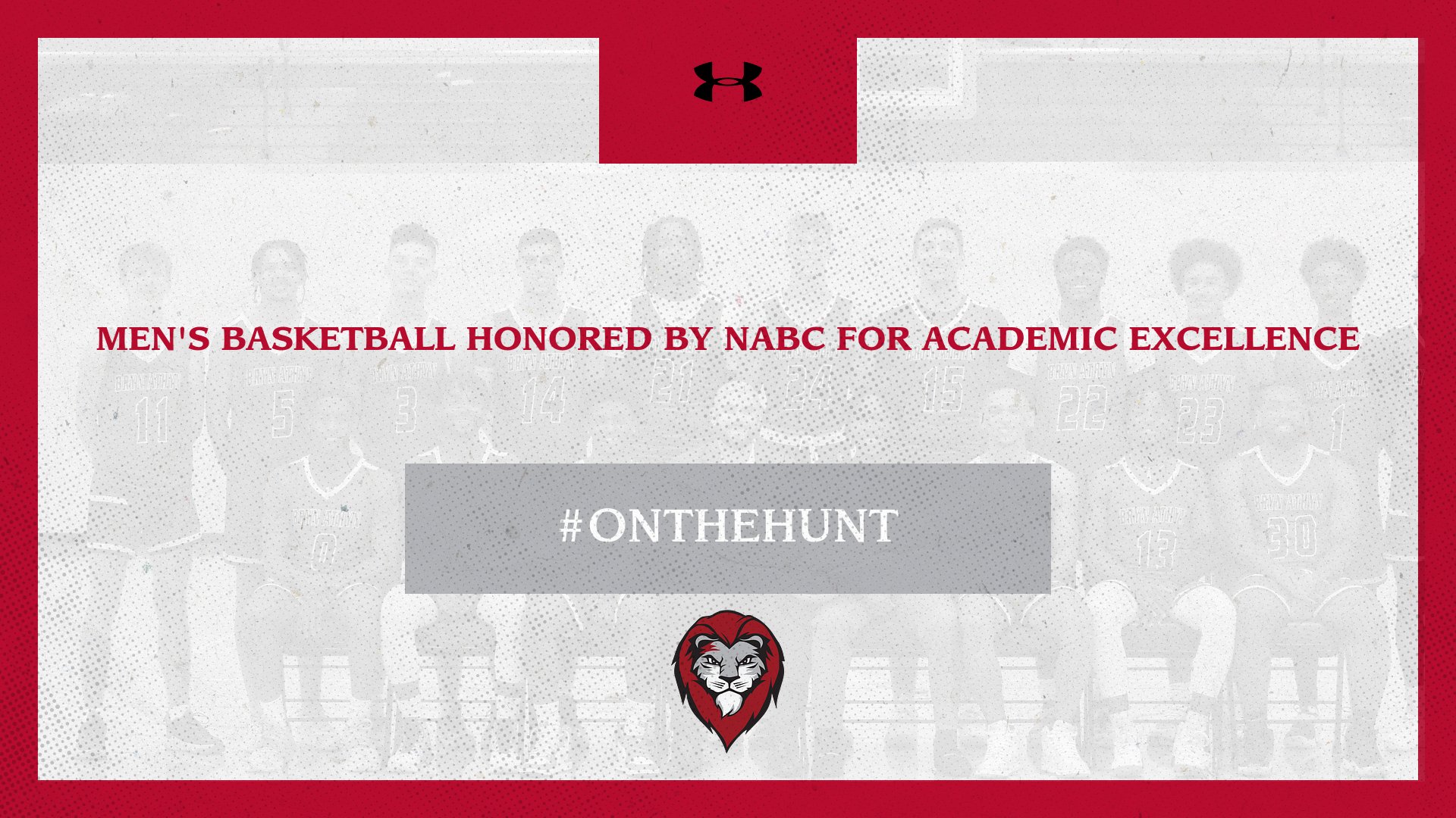Men's basketball awarded NABC Academic Excellence Award and place three on NABC Honors Court
