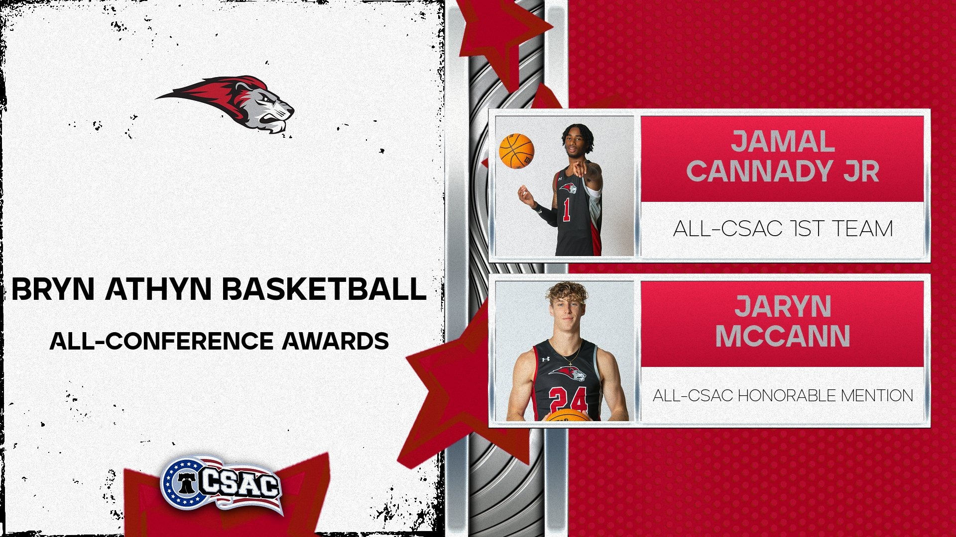 CSAC announces All-Conference Awards for Men's Basketball