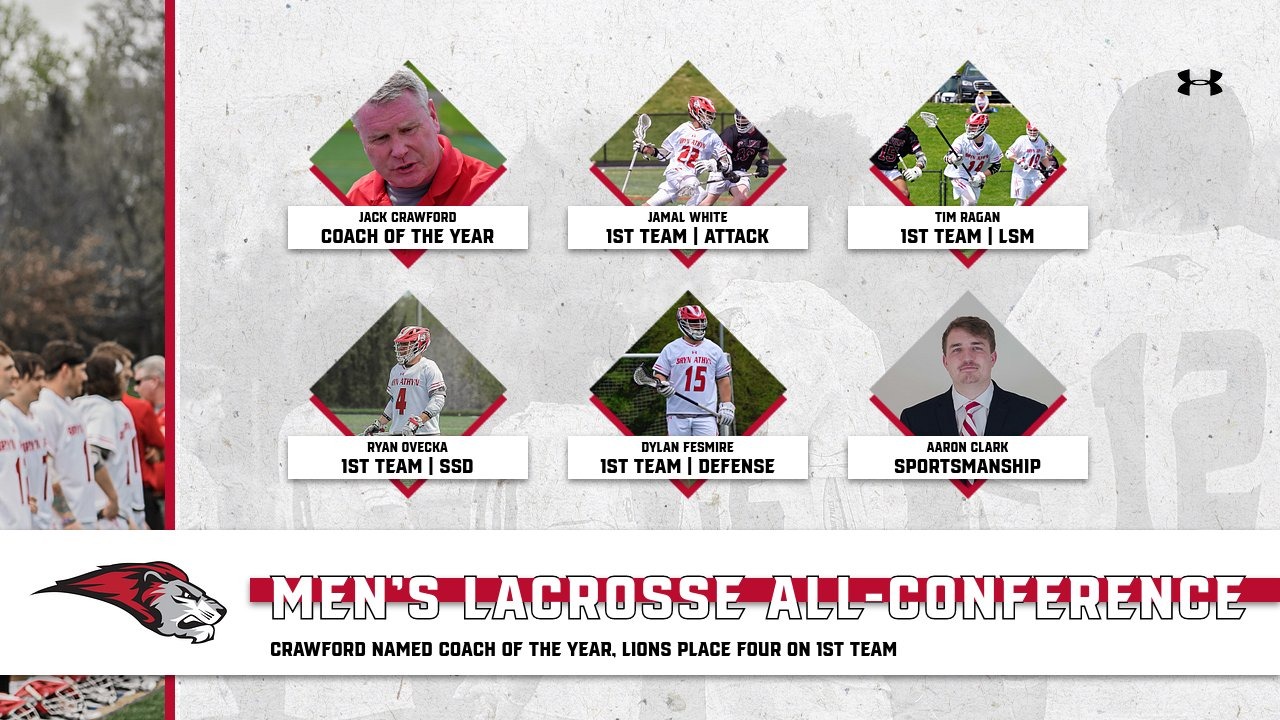 Men's lacrosse place four on all conference team