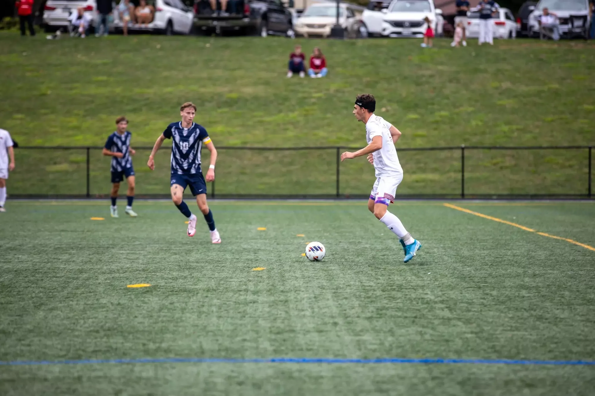 Men's Soccer defeated in late start