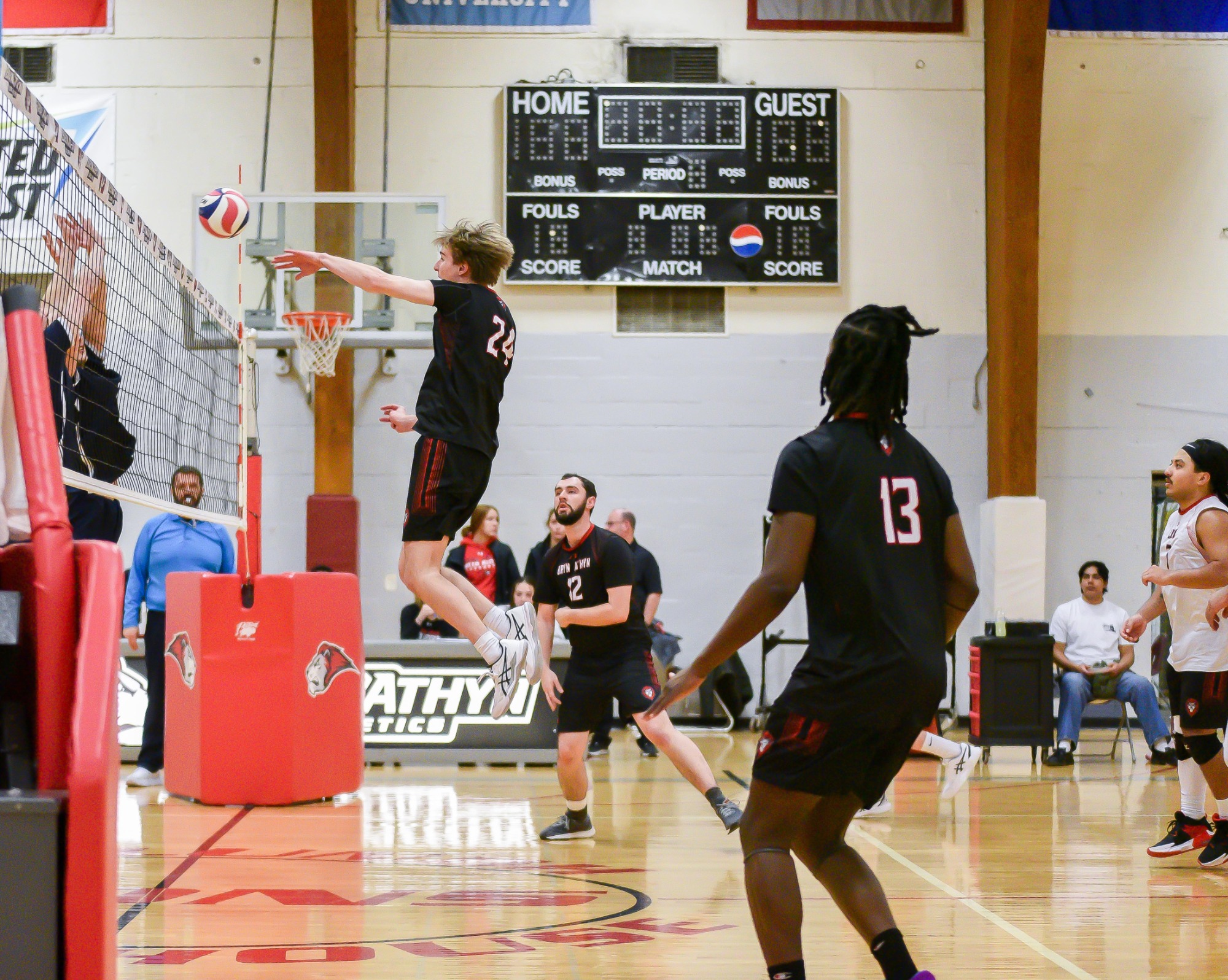Men's Volleyball downed in conference play.