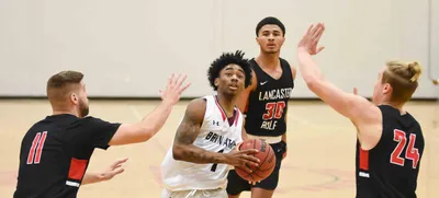 Cannady Jr driving the lane